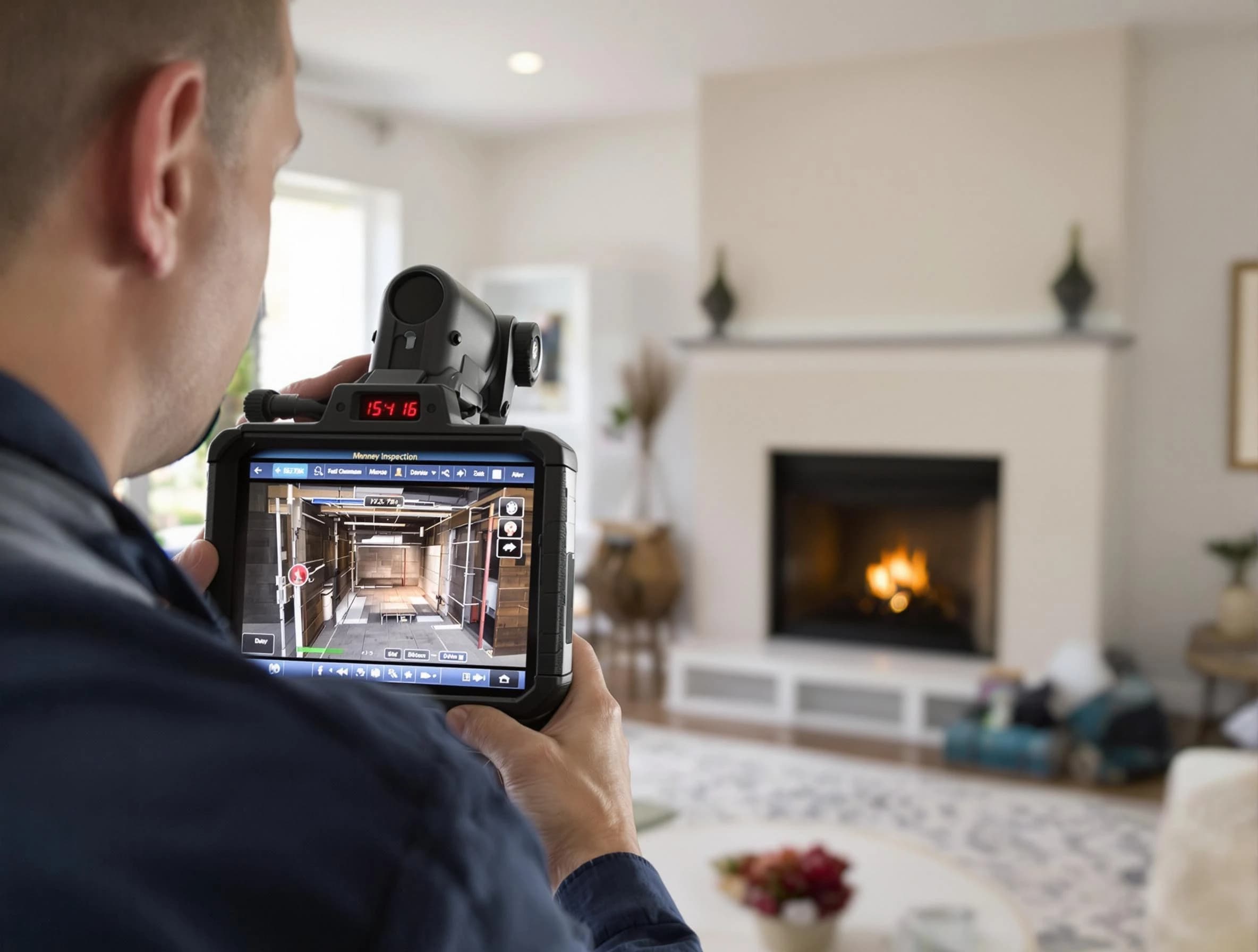 Egg Harbor Chimney Sweep conducting a thorough chimney inspection in Egg Harbor, NJ