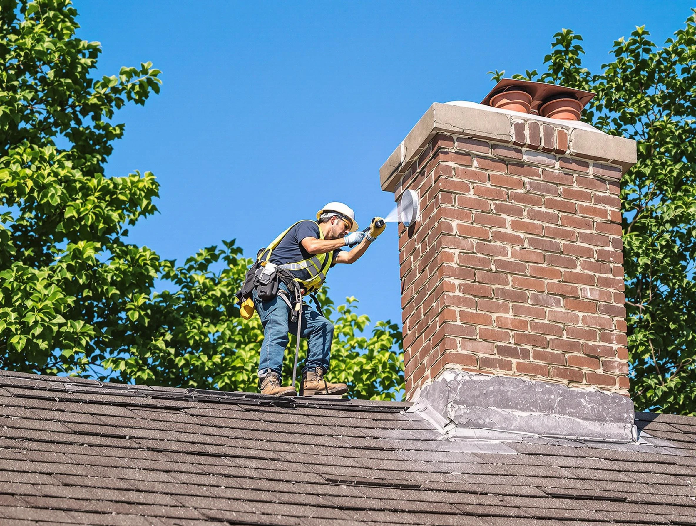 Egg Harbor Chimney Sweep performing an inspection with advanced tools in Egg Harbor, NJ